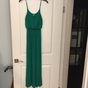 Green Lush maxi dress