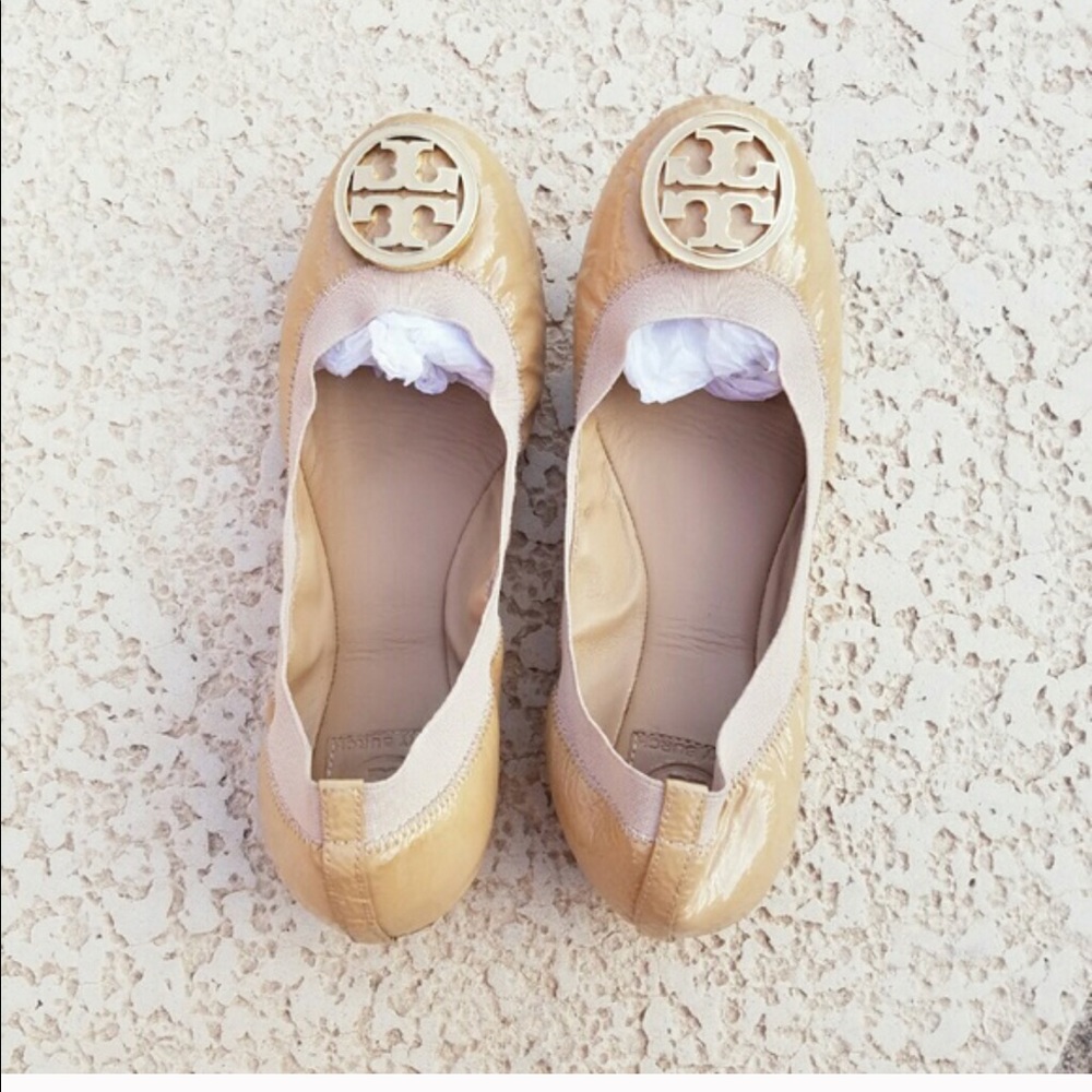 Tory burch tan shoes