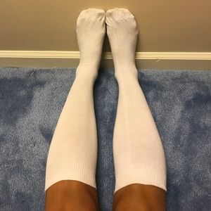 Stained, Preloved Tilted Kilt High Knee Socks