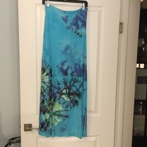 Tie Dye maxi skirt
