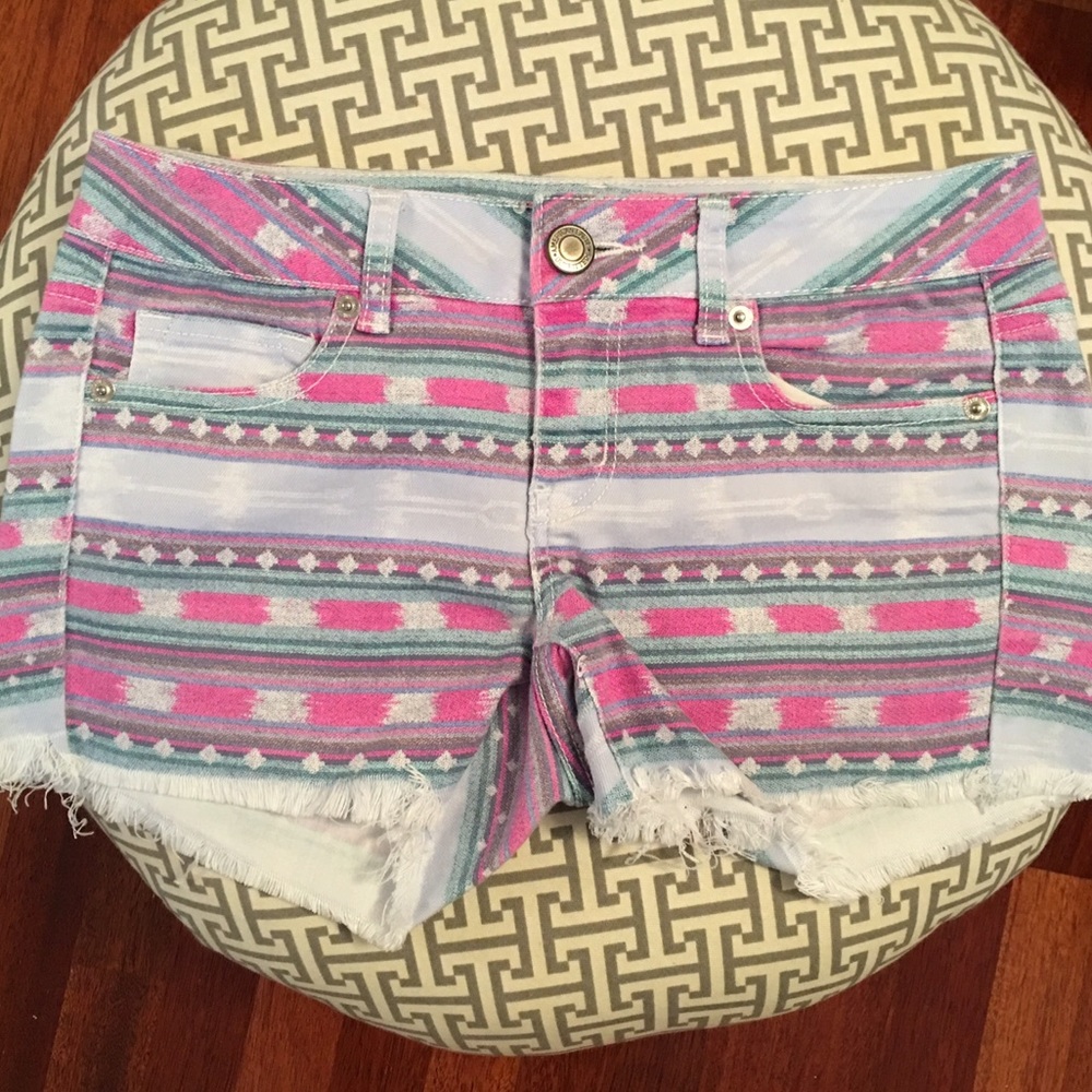 American Eagle Outfitters stretch patterned jeans