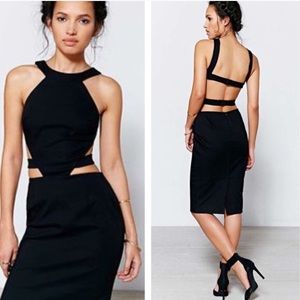 ! 4th July SALE Sexy black cutout dress LBD