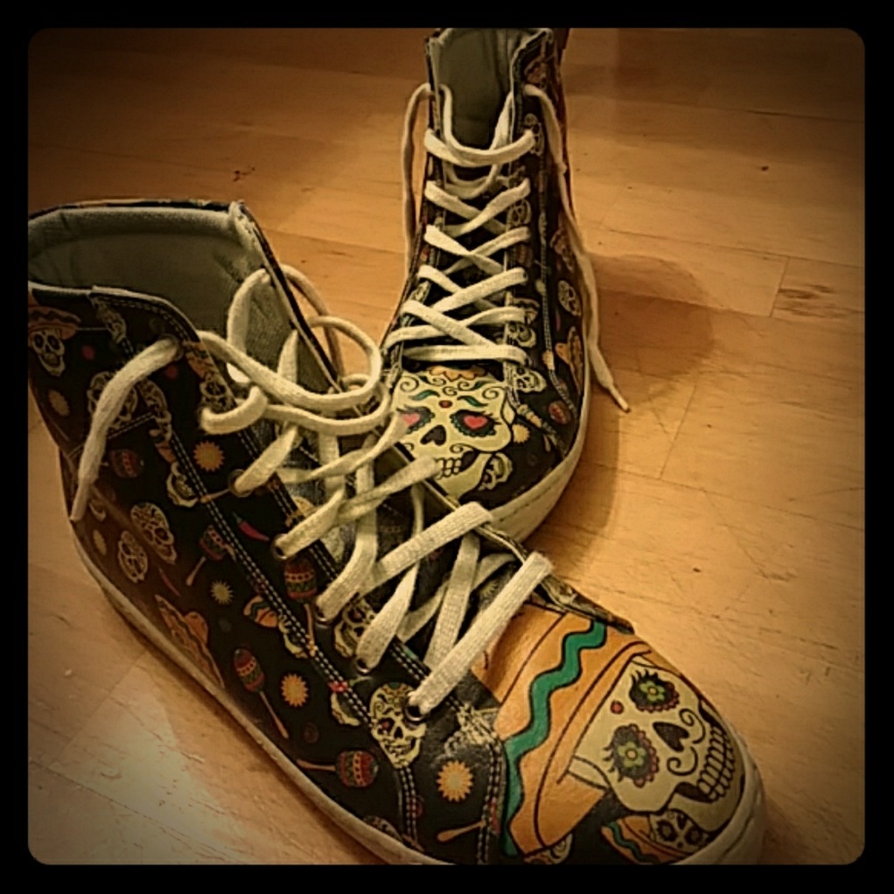 OBEY day of the dead high tops