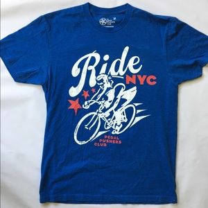 Ride NYC pedal pushers club vintage t shirt
