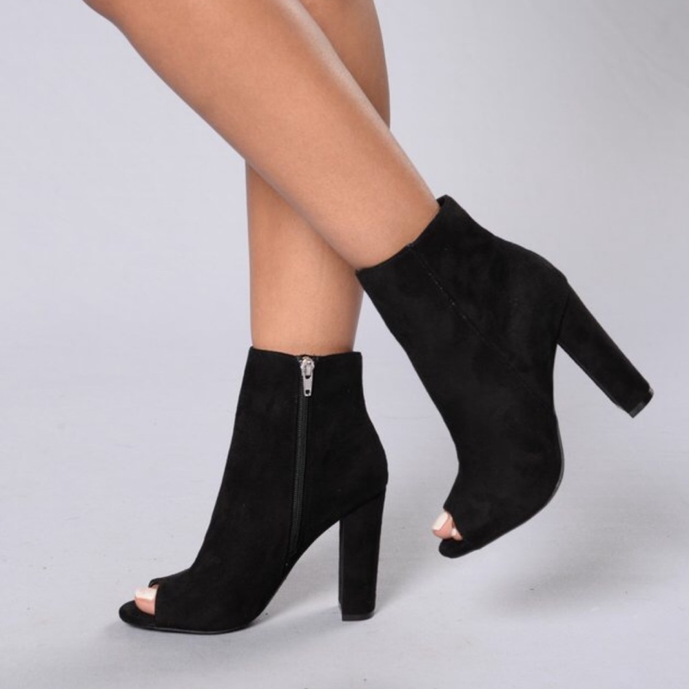 Fashion Nova Booties w/ Heel
