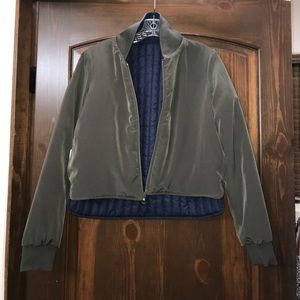 Urban outfitters reversible bomber jacket