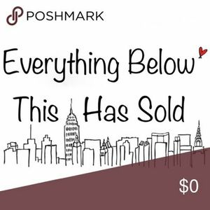 Everything below this has sold