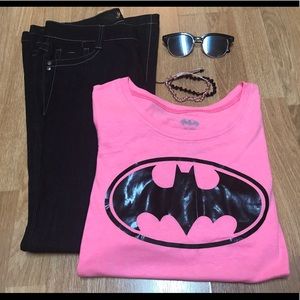 Pink Batman T-shirt