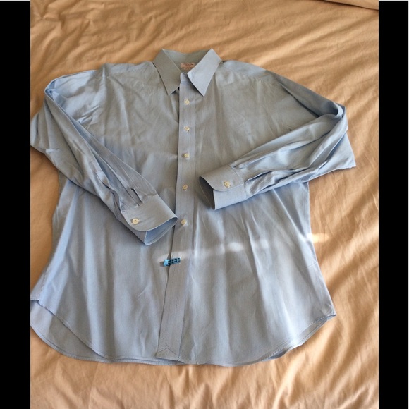 Hamilton Shirt Co. Blu/Wht Thin Stripe Button Down - Picture 3 of 6