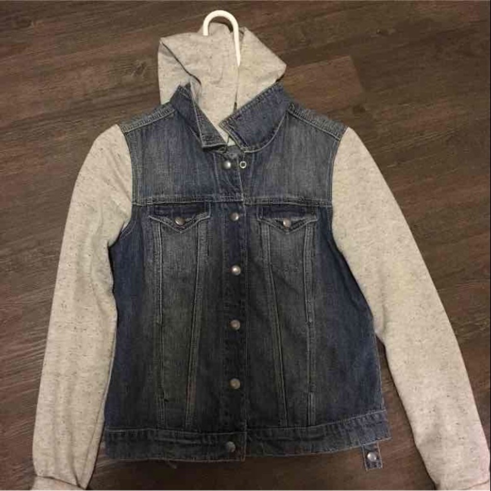 Jean sweater jacket