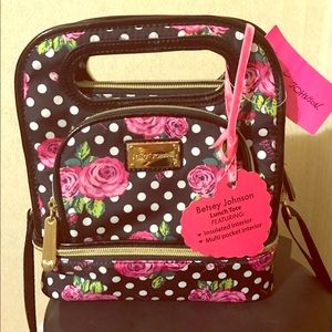 Betsey Johnson lunchbox/side bag