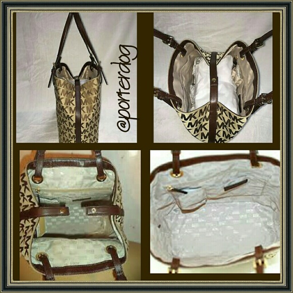 ❎SOLD❎ Michael Kors Logo L Jet Set Tote Handbag - Picture 2 of 8