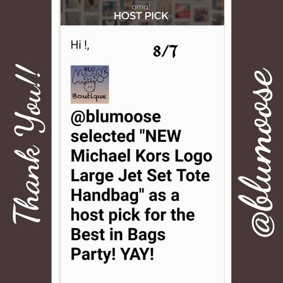 ❎SOLD❎ Michael Kors Logo L Jet Set Tote Handbag - Picture 7 of 8