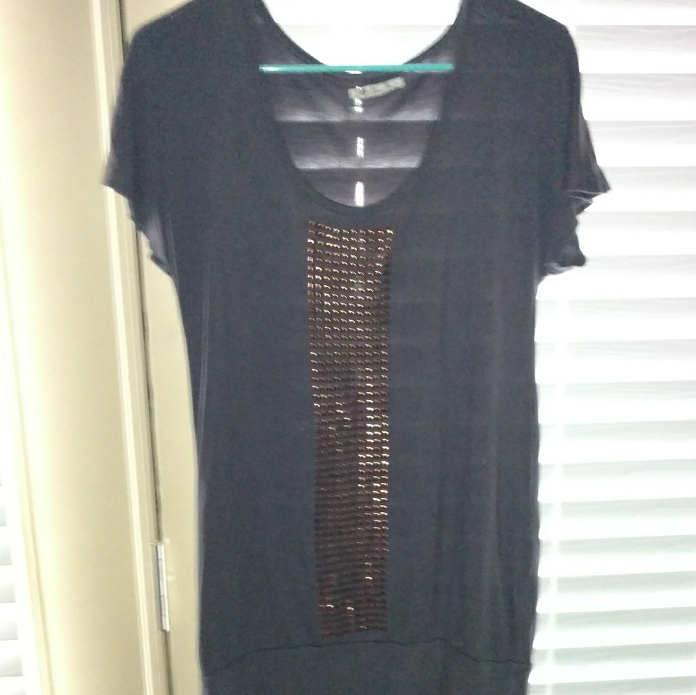 Copper studded tunic