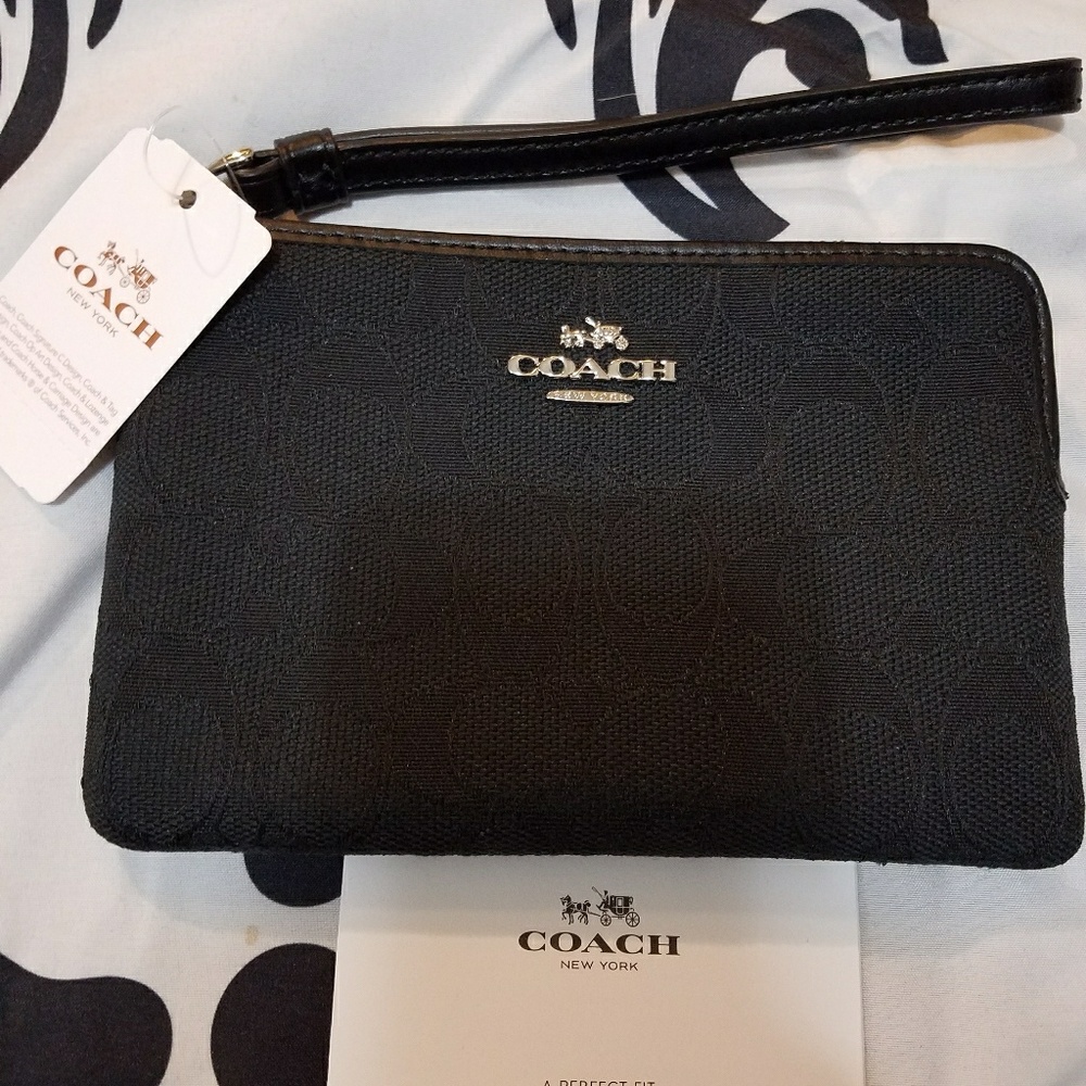 Final mark down....Coach wristlet card/coin wallet