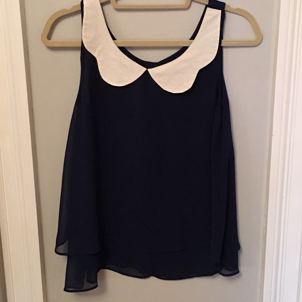 Francesca's collection navy top