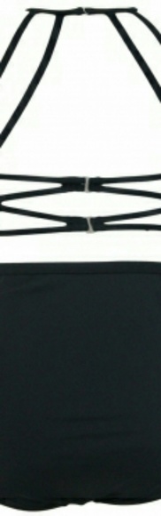 Black crochet plus size high waist bikini - Picture 4 of 4