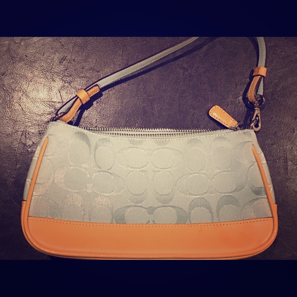 Authentic Coach light blue bag