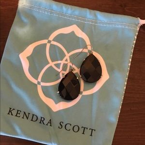 Black drop Kendra Scott earrings
