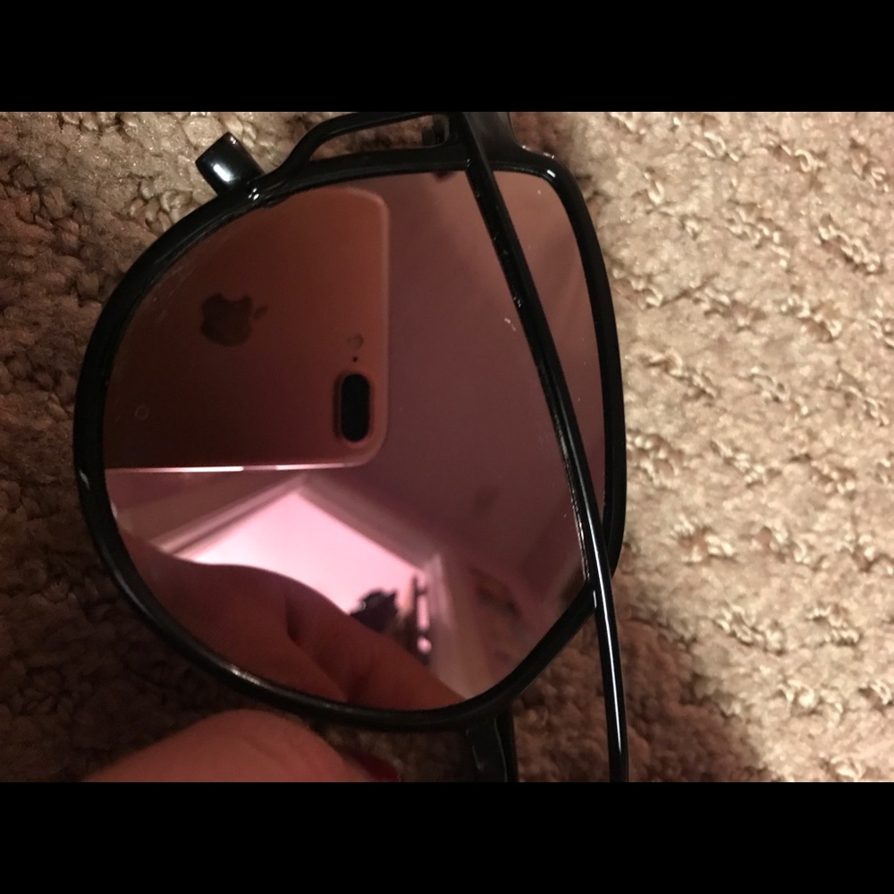 Baby pink cat eye sunglasses