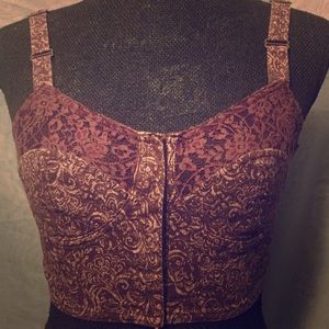 Kimchi Blue Corset Crop-Top from Urban Outfitters