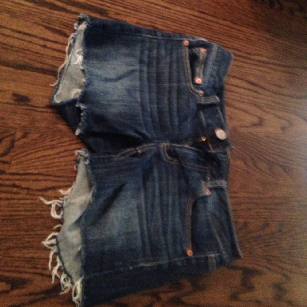 American eagle jean shorts