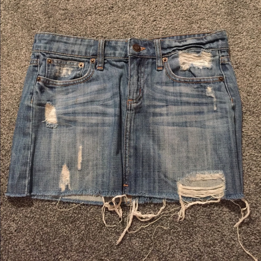 Forever 21 | ripped jean skirt