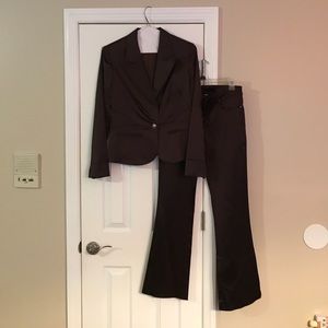 Cache pantsuit chocolate brown stretch