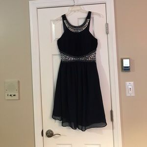 Navy blue party dress
