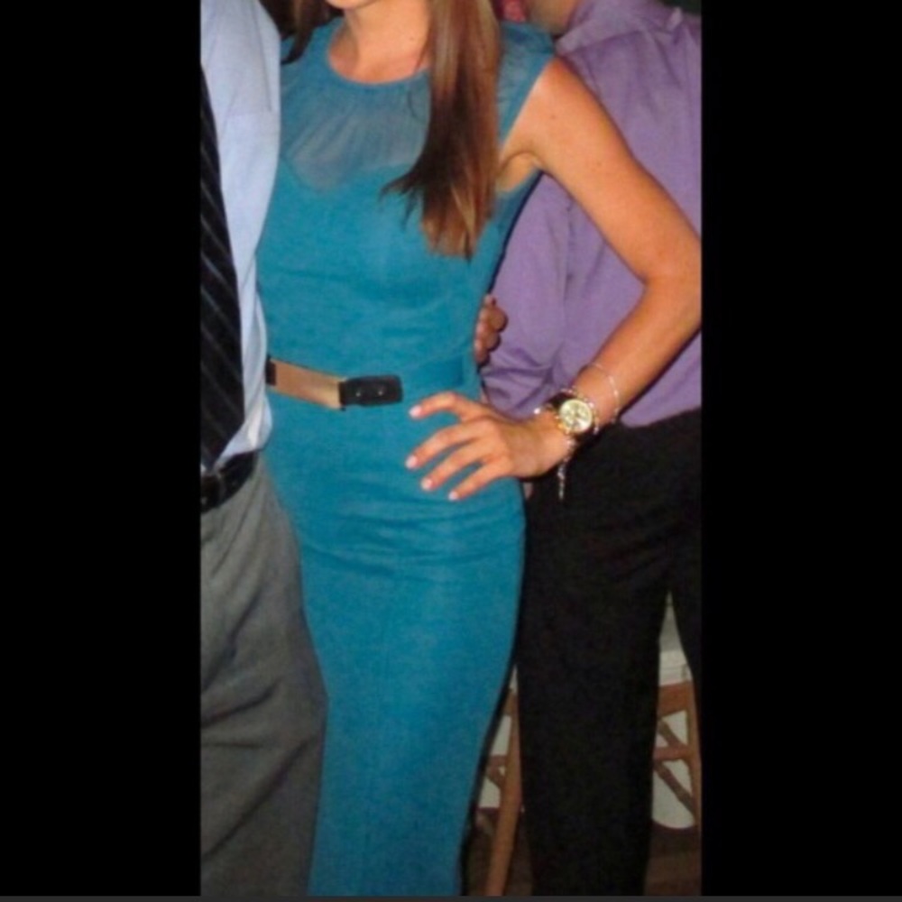 ASOS Teal Pencil Dress