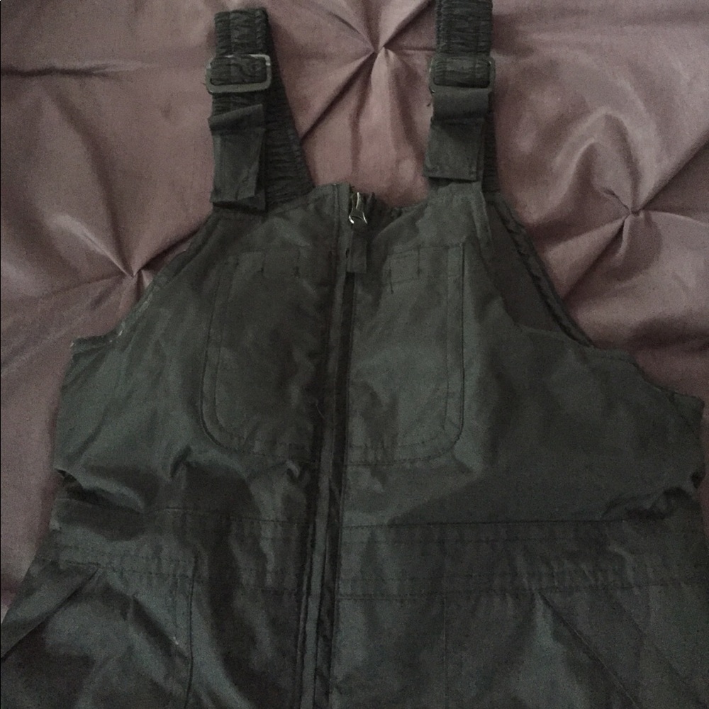 Black snowsuit