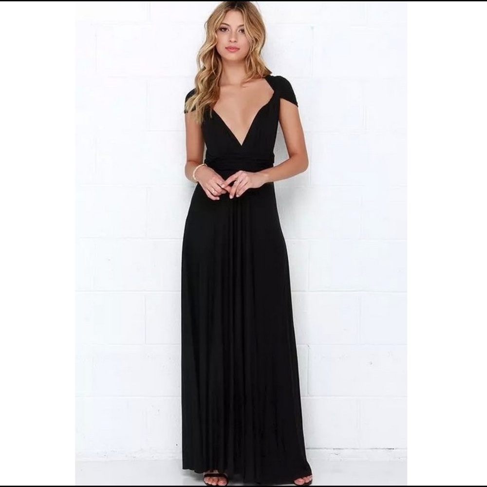 🆕💕Silky Multi-Way Maxi Dress - Picture 3 of 5