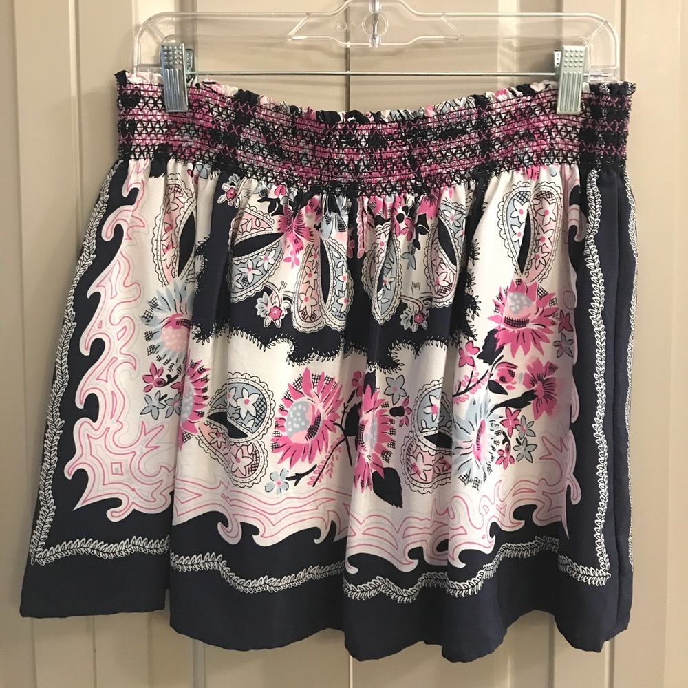 Floral Sprinf Mini Skirt