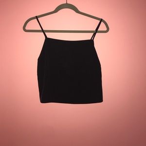 ASOS Plain Black Crop Top