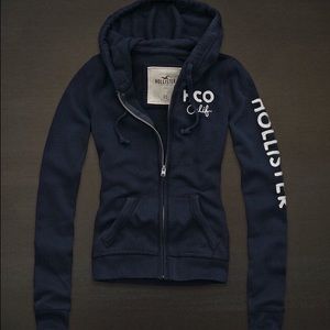 Navy Hollister Hoodie
