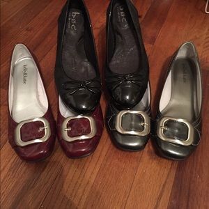 Three super cute pairs of flats all Size 6