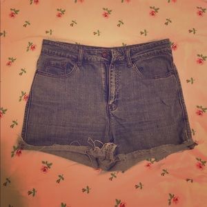 BDG High Rise Denim Shorts