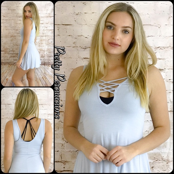 SOLD OUT Ballerina Lace Up Front Layering Tunic - Picture 4 of 8