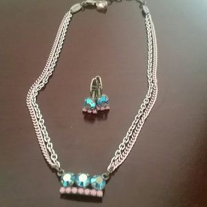 Sabika choker and earring set