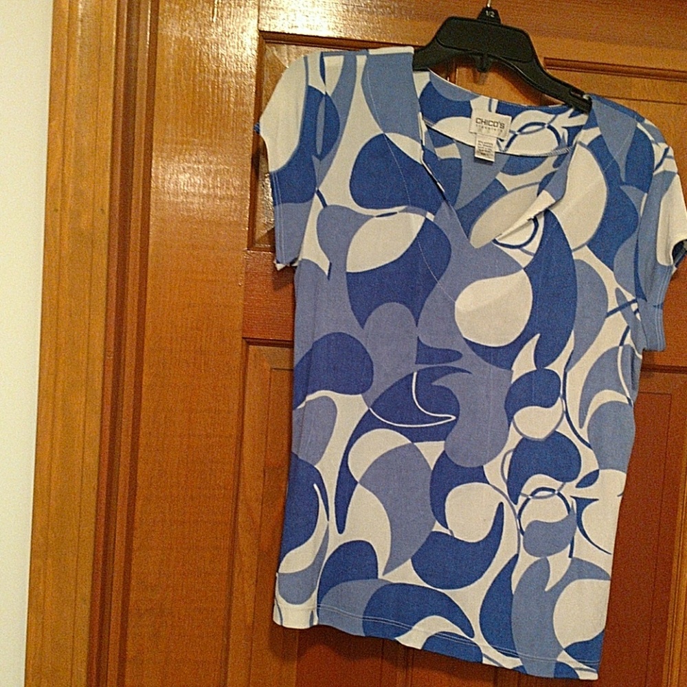 Acetate and Spandex top