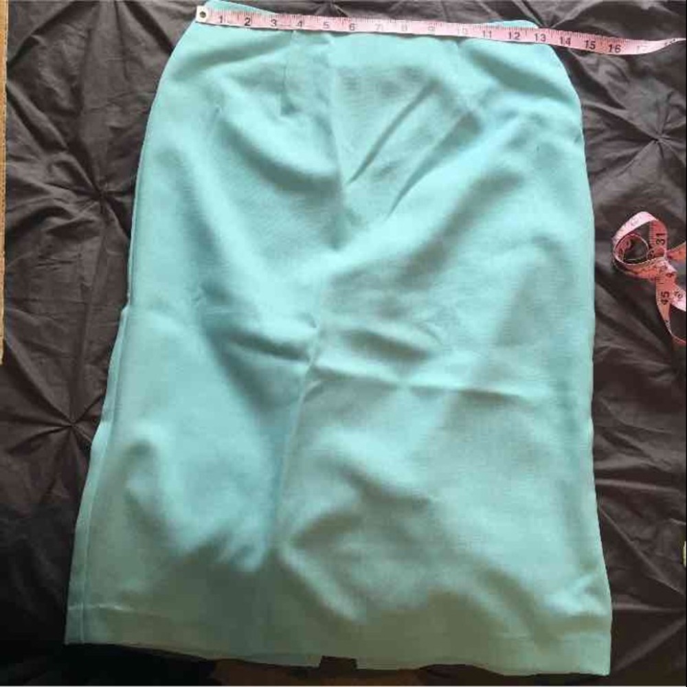 Pencil skirt with tank and blazer