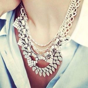 Stella and Dot Sutton Necklace - Silver