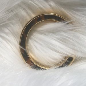 J. Crew Bangle Gold and Tortoise Shell