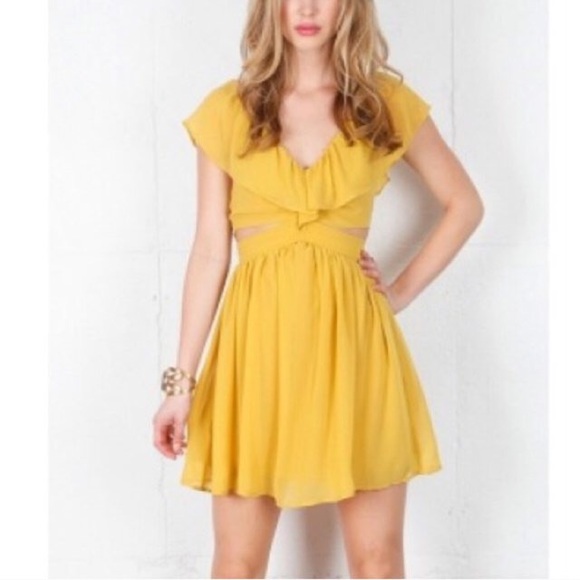 KEEPSAKE the Label Dresses & Skirts - ‼️DONATING 7/31‼️ Keepsake label mustard dress☀️