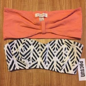 *SALE!* Forever 21/Pacsun bralettes bandeaus