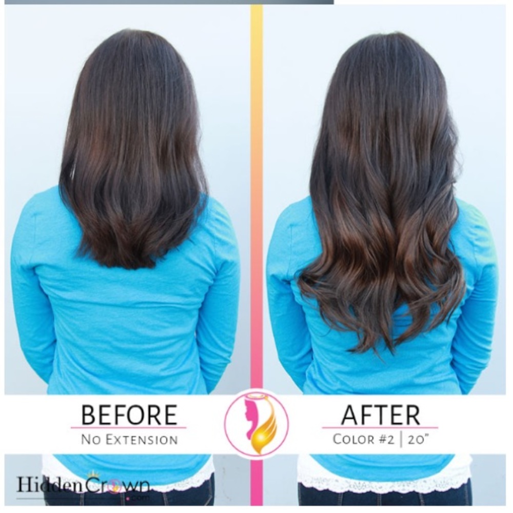 BRAND NEW- Hidden Crown Hair Extensions