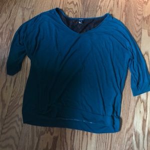 Torrid 3x 3/4 sleeve shirt with sexy lace
