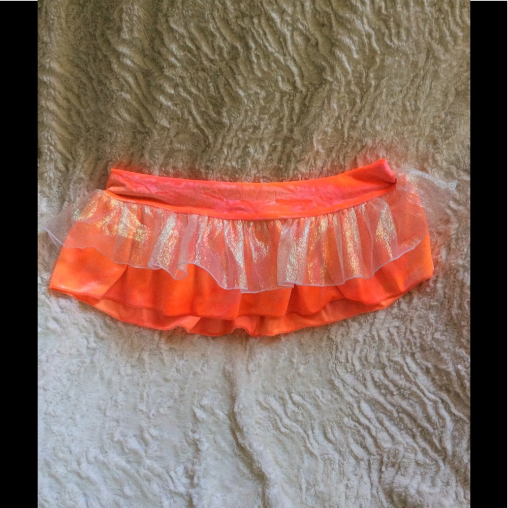 Discocheekz citrus velvet rave skirt