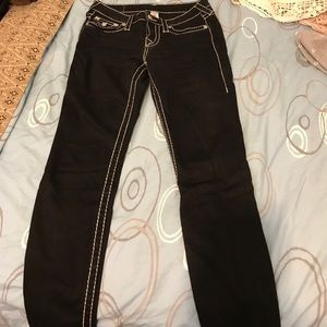 True religion black jeans