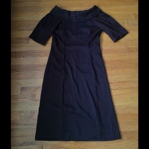 Women's brown vintage inspired dress large